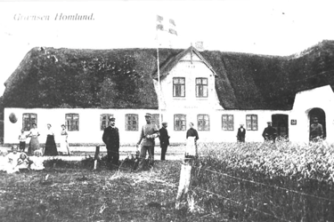 Hømlund Kro ca 1912-1914.Foto: Historisk Arkiv for Seem Sogn
